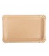 Bandeja laminada 20,0 x 13,0 cm kraft 300 g/m²