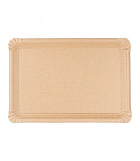 Bandeja laminada 26,0 x 18,0 cm kraft 300 g/m²