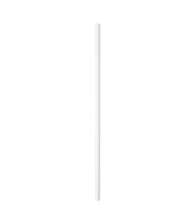 Canutillo de papel Ø 0,6 x 20,0 cm blanca