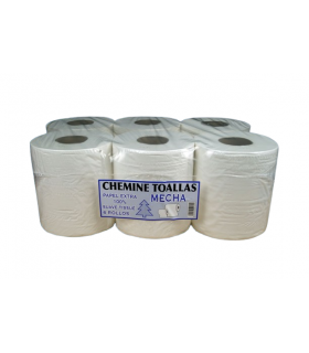 Bobina seca manos cheminé Extra liso 1,2 kg Ø 21,0 x 21,0 cm - 6 unidades