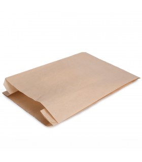 Bolsa de papel kraft 30 + 9 x 58 cm